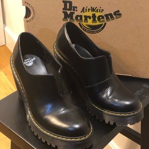 Doc Marten Black Chunky Heels